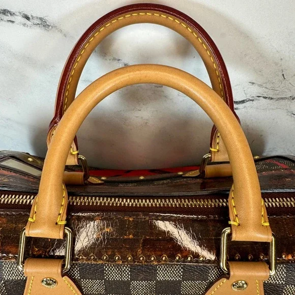 Louis Vuitton Transformed Speedy Bag Damier Ebene Time Trunk V Bandouliere 25 LV - Picture 5 of 15
